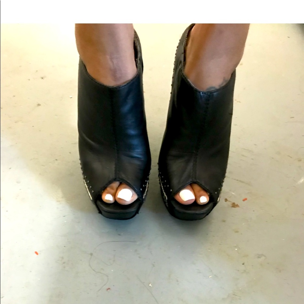 Sam Edelman mule black wedges